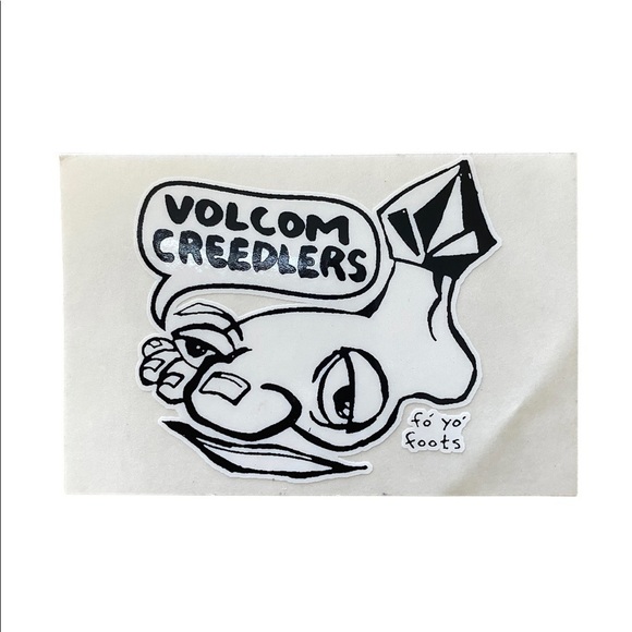 BUNDLE of 2 Rare VOLCOM Skate, Surf, Snow Stickers - Picture 2 of 3